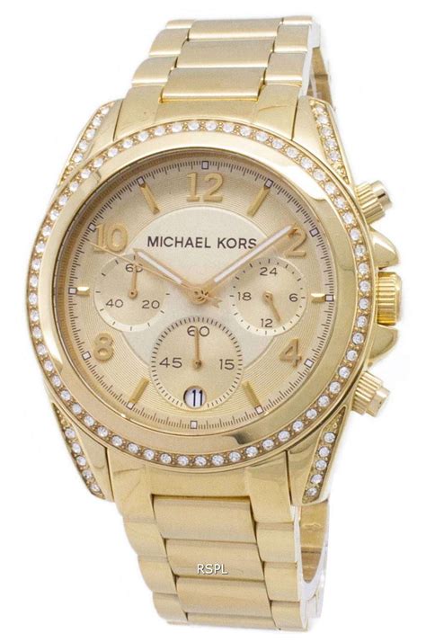 michael kors runway glitz watch